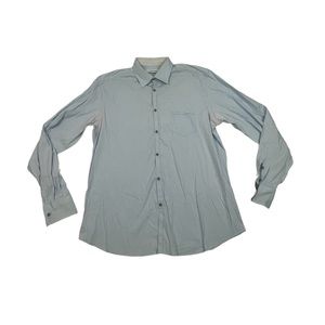 Aglini Italian designer dress shirt button up long sleeve